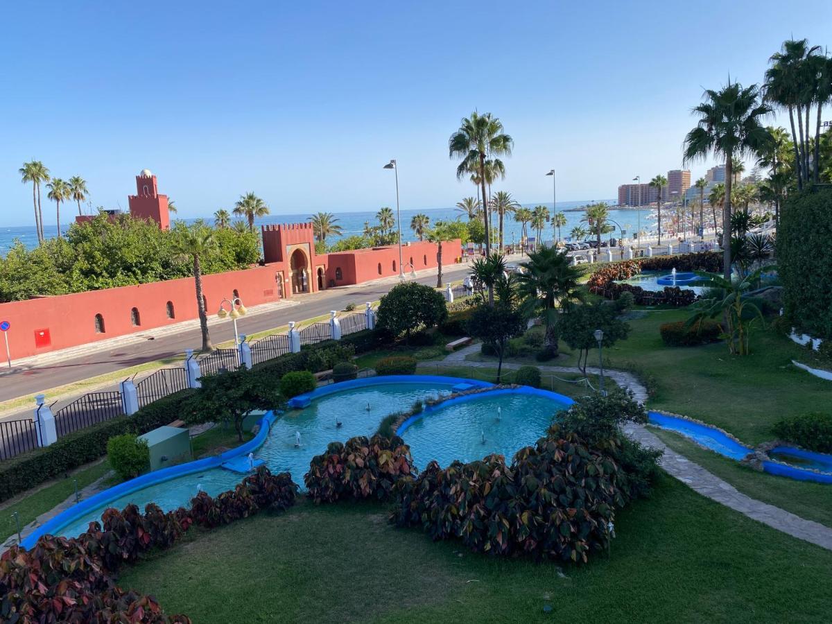 Modern Sea View Studio In Benal Beach Benalmádena Esterno foto