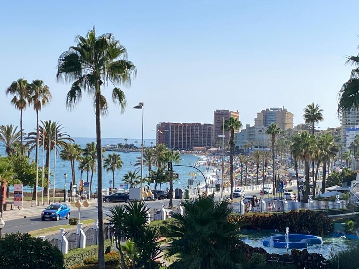 Modern Sea View Studio In Benal Beach Benalmádena Esterno foto